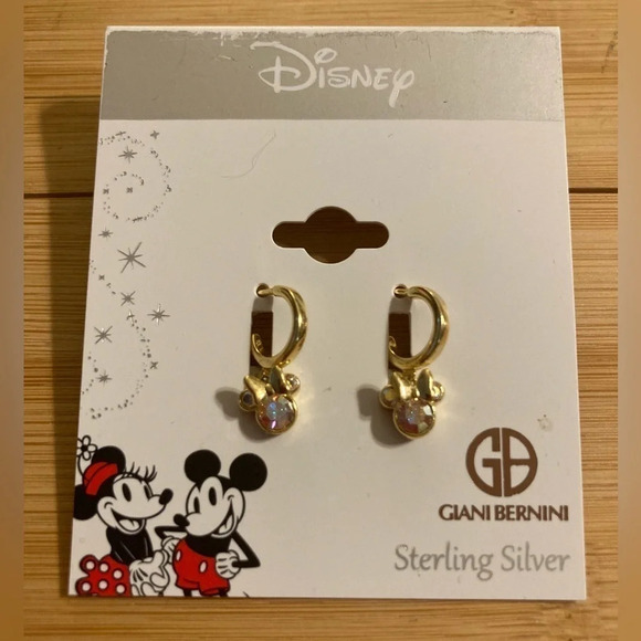 DISNEY Disney 100 Years Limited Edition Sterling Minnie Mouse Ears Earrings NWT - Picture 1 of 5